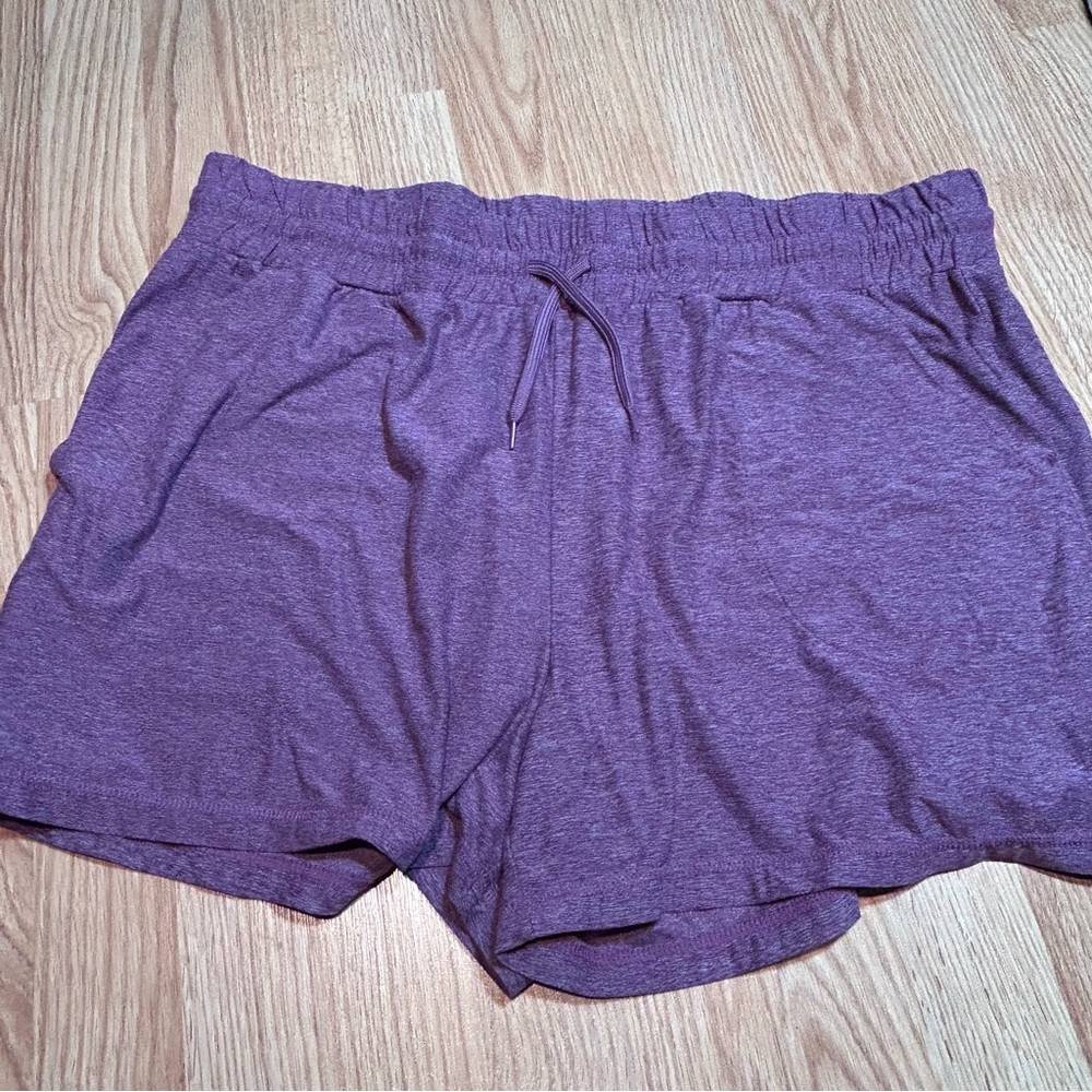 Athletic Works heathered burgundy athletic shorts XXXL 22